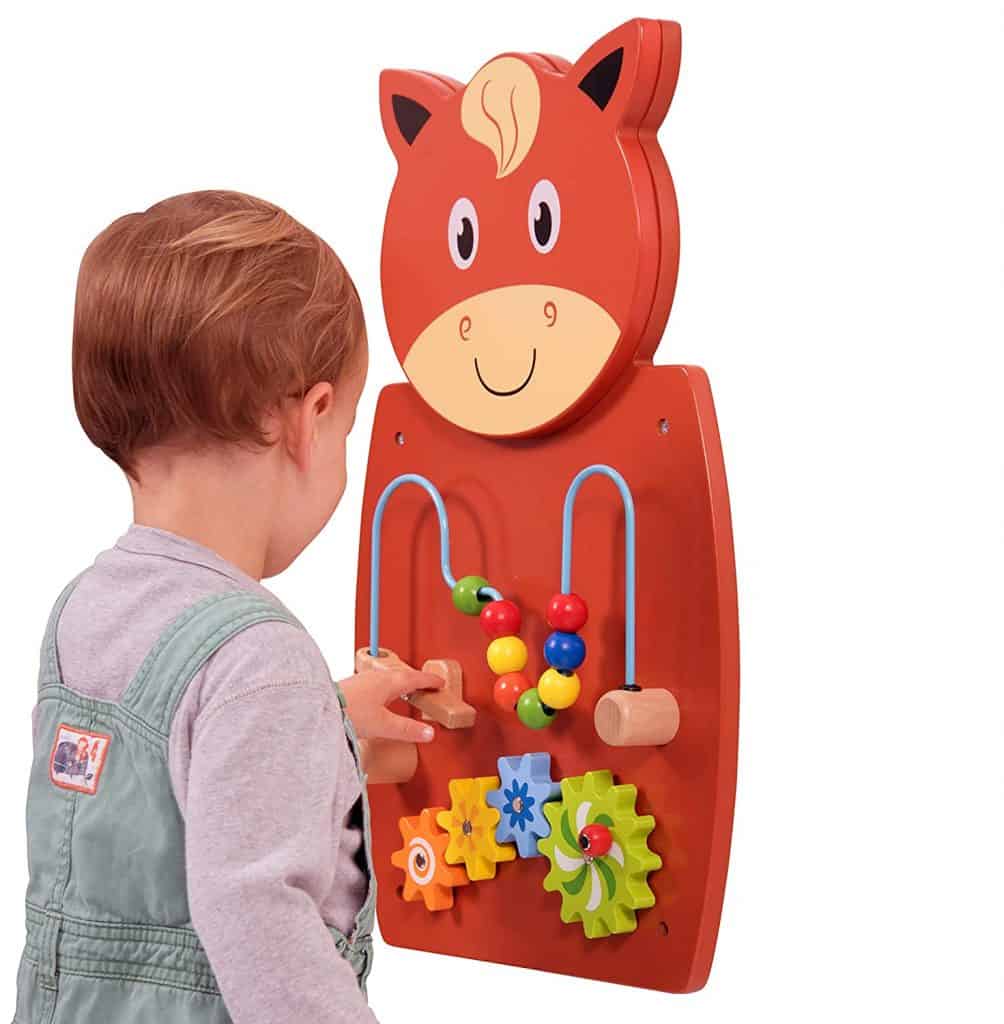 horse sensory wall for kids and toddlers